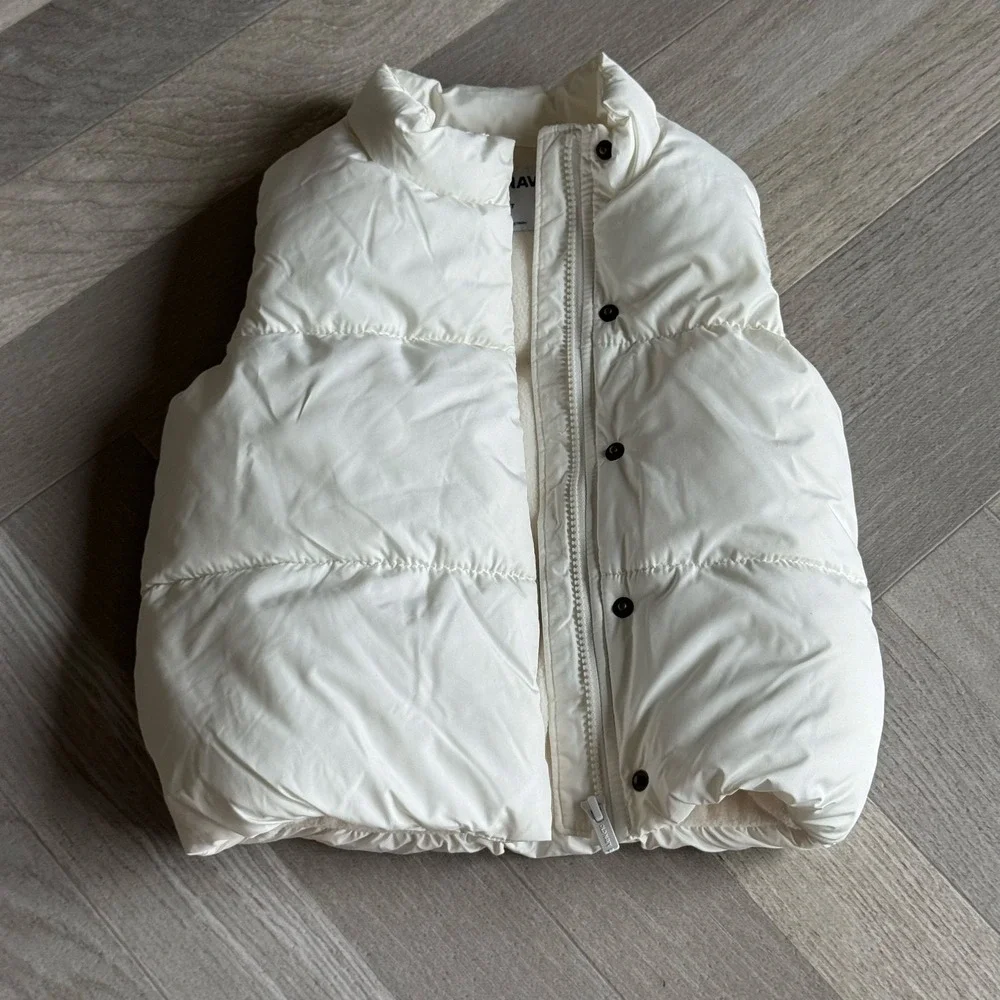 Puffer Vest Sleeveless Jacket Quilted Padded Winter Warm‎ Outerwear Toddler 4T